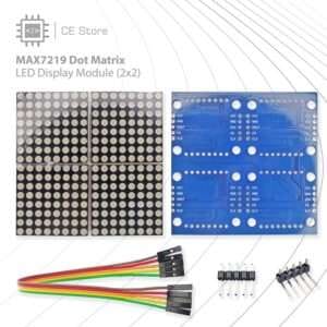 MAX7219 Dot Matrix LED Display Module (2x2)