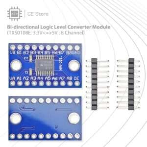 Bi-directional Logic Level Converter Module (TXS0108E, 3.3V5V , 8 Channel)