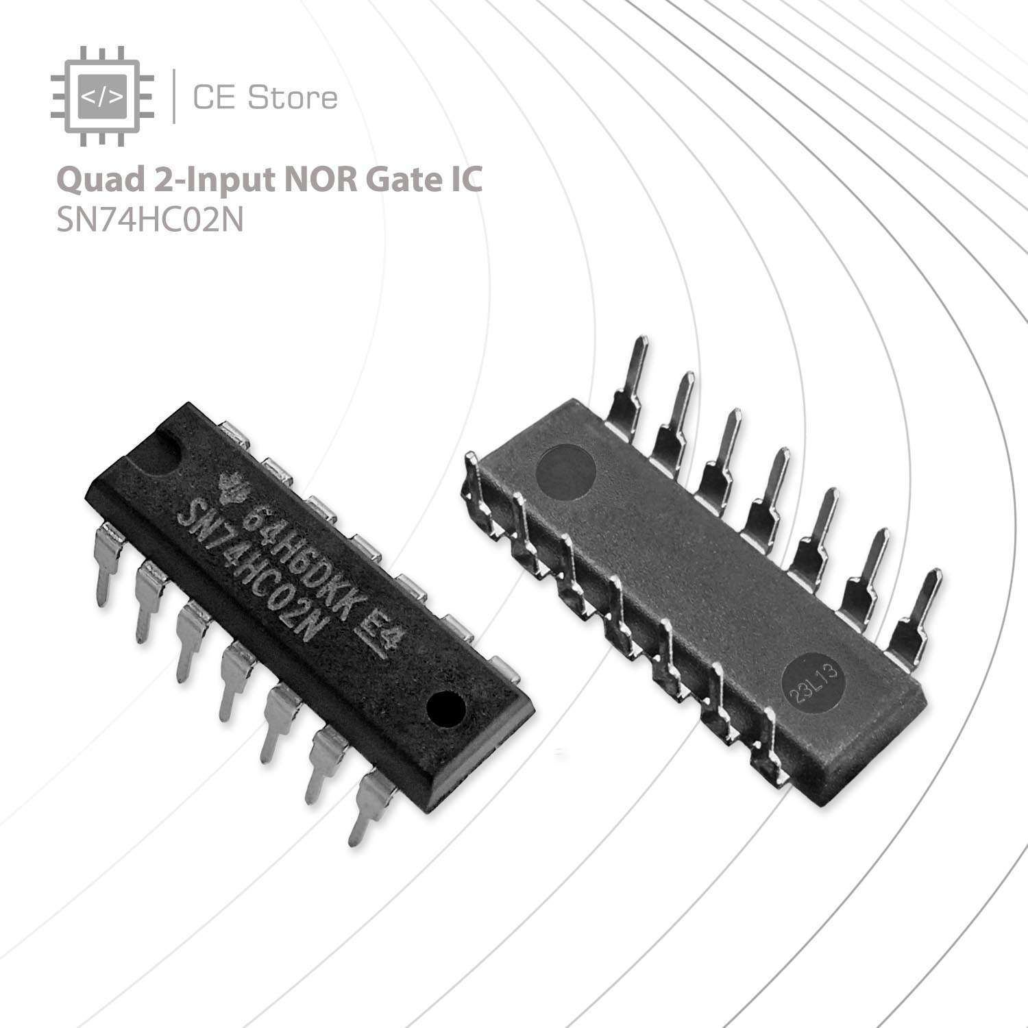 SN74HC02N Quad 2-Input NOR Gate IC