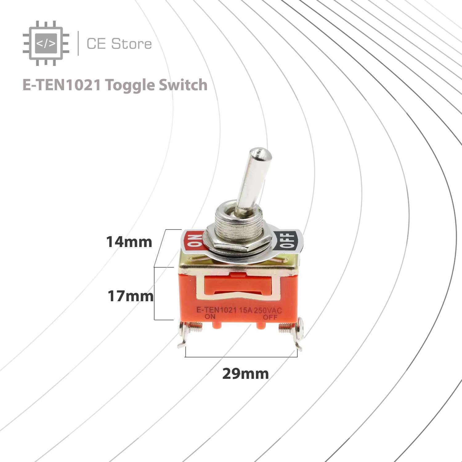 E-TEN1021 Toggle Switch - Image 3