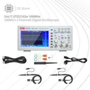 Uni-T UTD2102e 100MHz 500MS/s 2 Channels Digital Oscilloscope