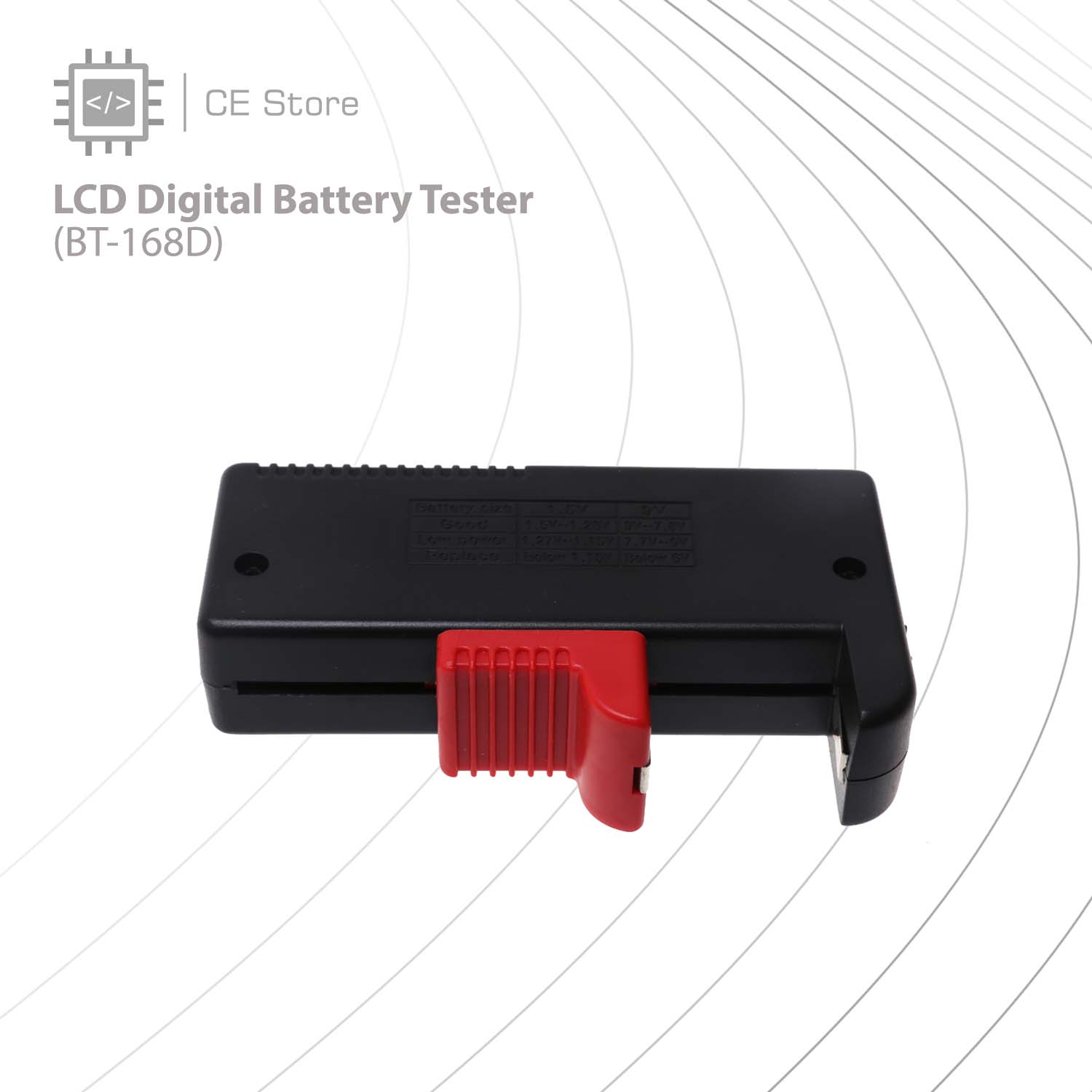 LCD Digital Battery tester (BT-168D) - Image 3