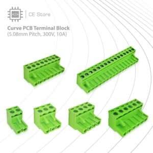 Curve PCB Terminal Block (5.08mm Pitch, 300V, 10A)