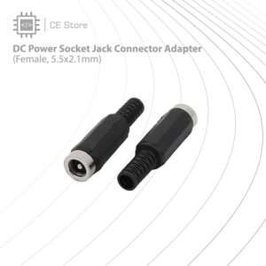 DC Power Socket Jack Connector Adapter(Female, 5.5x2.1mm)