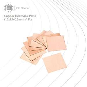 Copper Heat Sink Plate(15x15x0.3mm)x1 Pcs