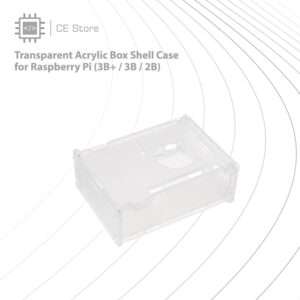 Transparent Acrylic Box Shell Case for Raspberry Pi (3B+ / 3B / 2B)
