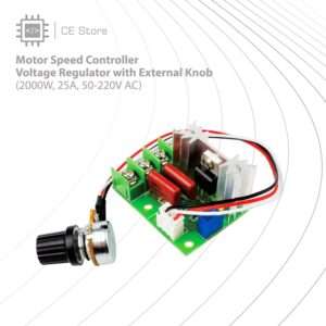 Motor Speed Controller  Voltage Regulator with External Knob(2000W,25A,50-220V AC)