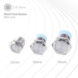 Metal Push Button with Lock