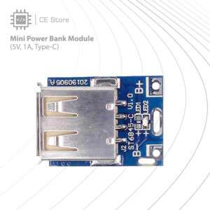 Mini Power Bank Module (5V, 1A, Type-C)