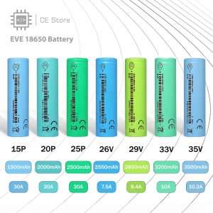 EVE New cell 18650 Li-ion High Quality Rechargeable Battery