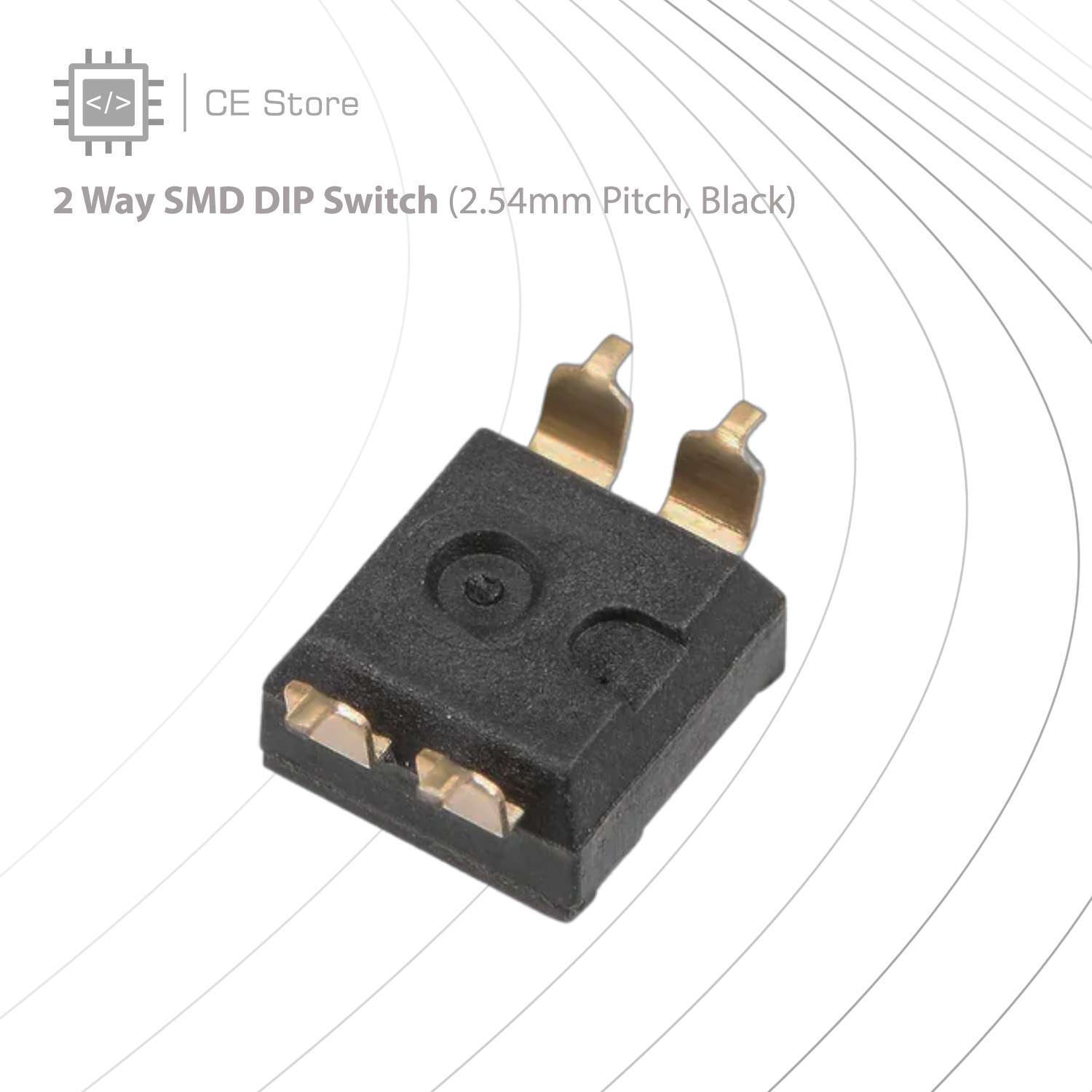 SMD DIP Switch (2.54mm Pitch, Black) - Image 3