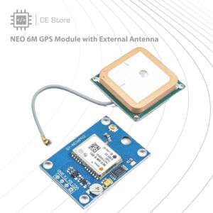 NEO 6M GPS Module with External Antenna