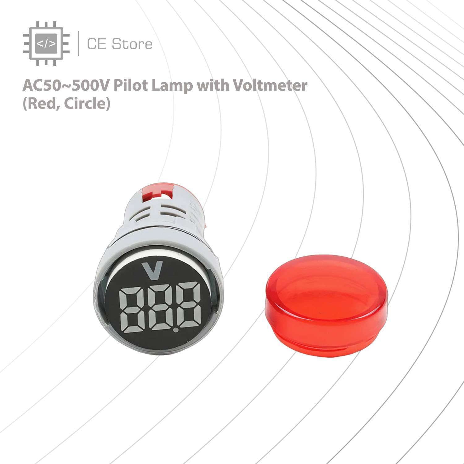 AC50~500V Pilot Lamp with Voltmeter - Image 4