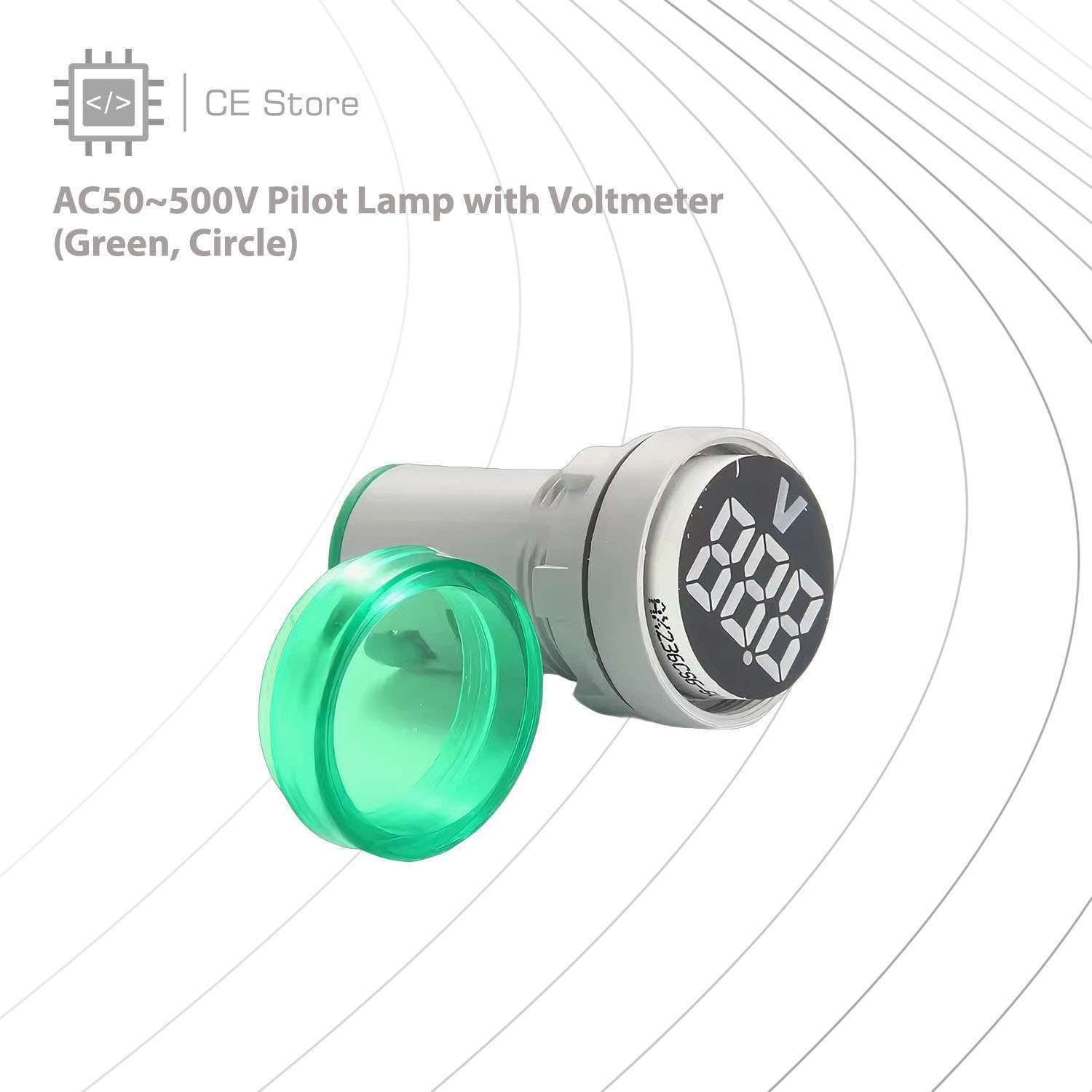 AC50~500V Pilot Lamp with Voltmeter - Image 3