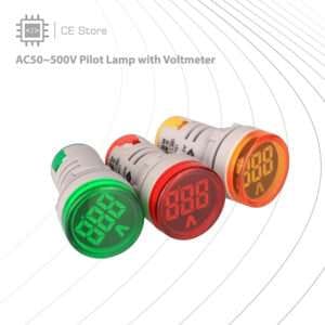 AC50~500V Pilot Lamp with Voltmeter