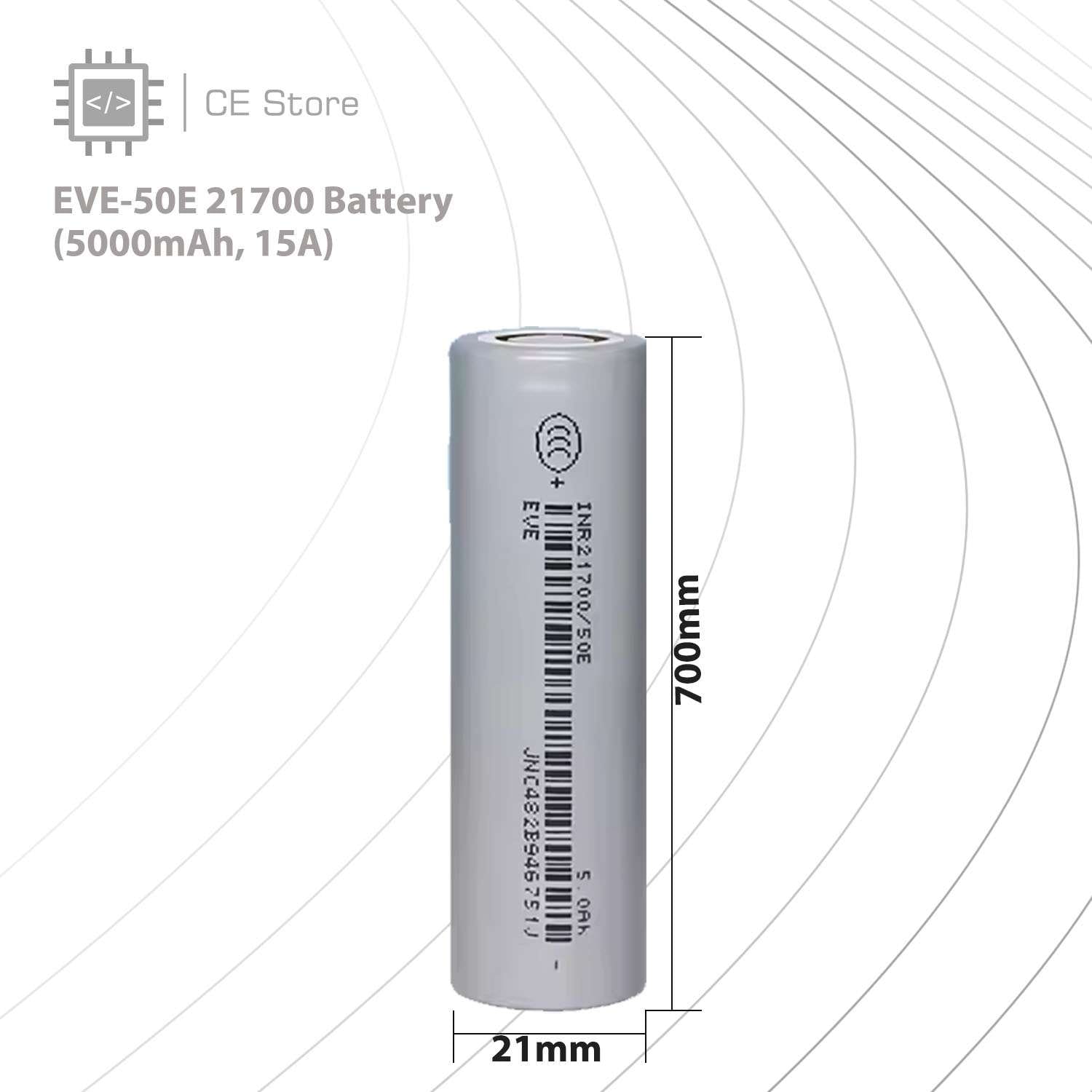 EVE New cell 21700 Li-ion High Quality Rechargeable Battery - Image 2