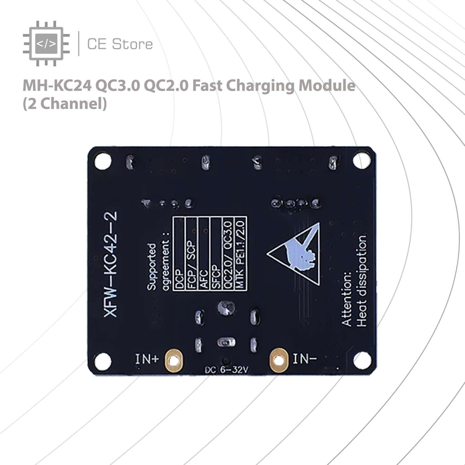 MH-KC24 QC3.0 QC2.0 Fast Charging Module (2 Channel) - Image 3