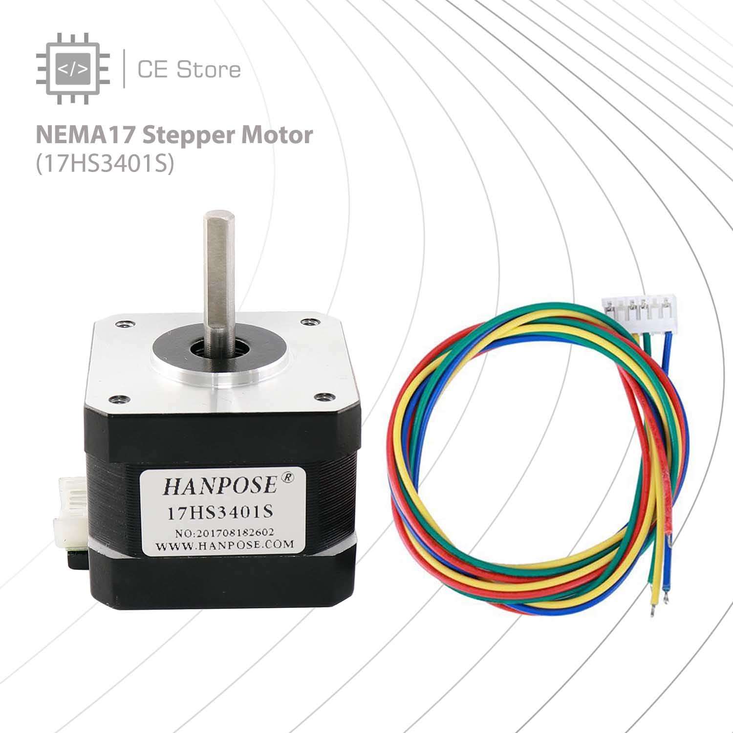 NEMA17 Stepper Motor (17HS3401S)