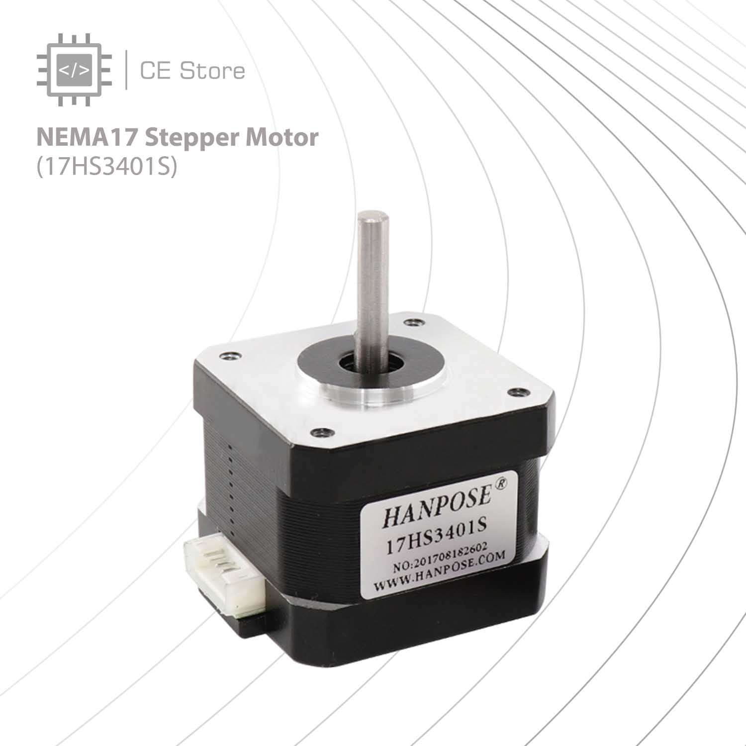 NEMA17 Stepper Motor (17HS3401S) - Image 2