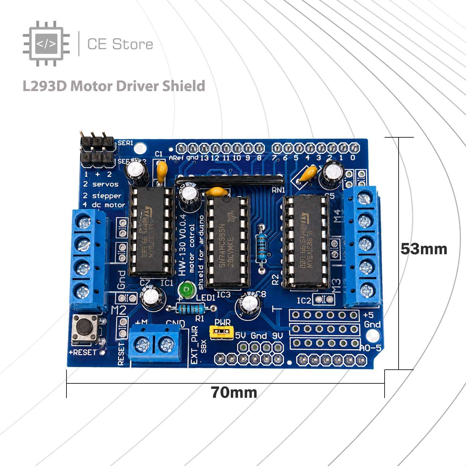 L293D Motor Driver Shield - Image 3