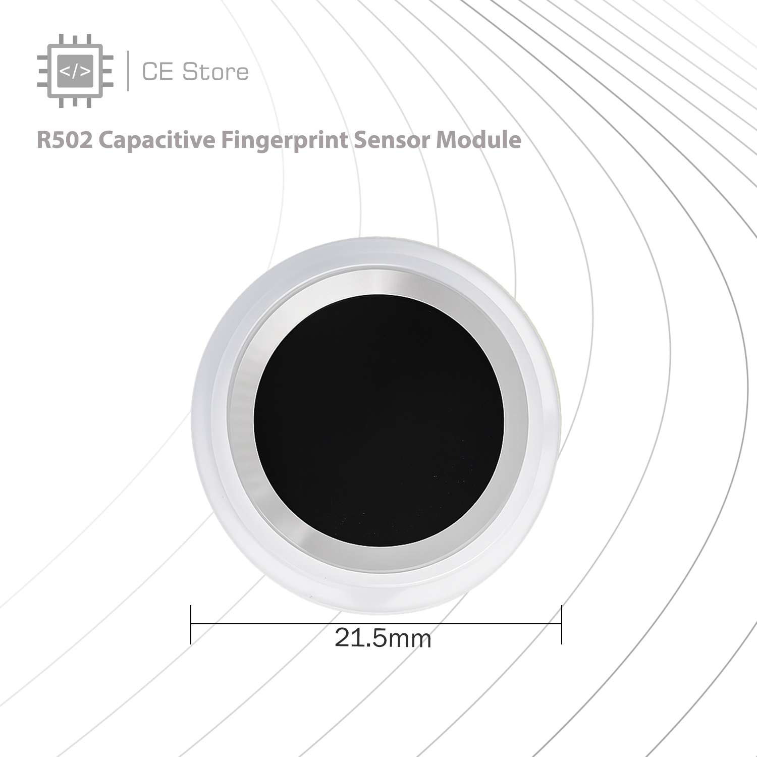 R502 Capacitive Fingerprint Sensor Module - Image 2