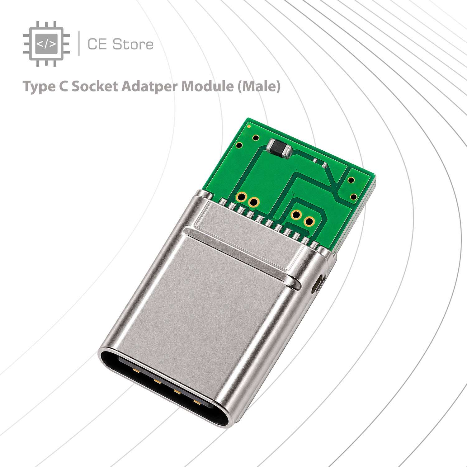 Type C Socket Adatper Module (Male) - Image 2