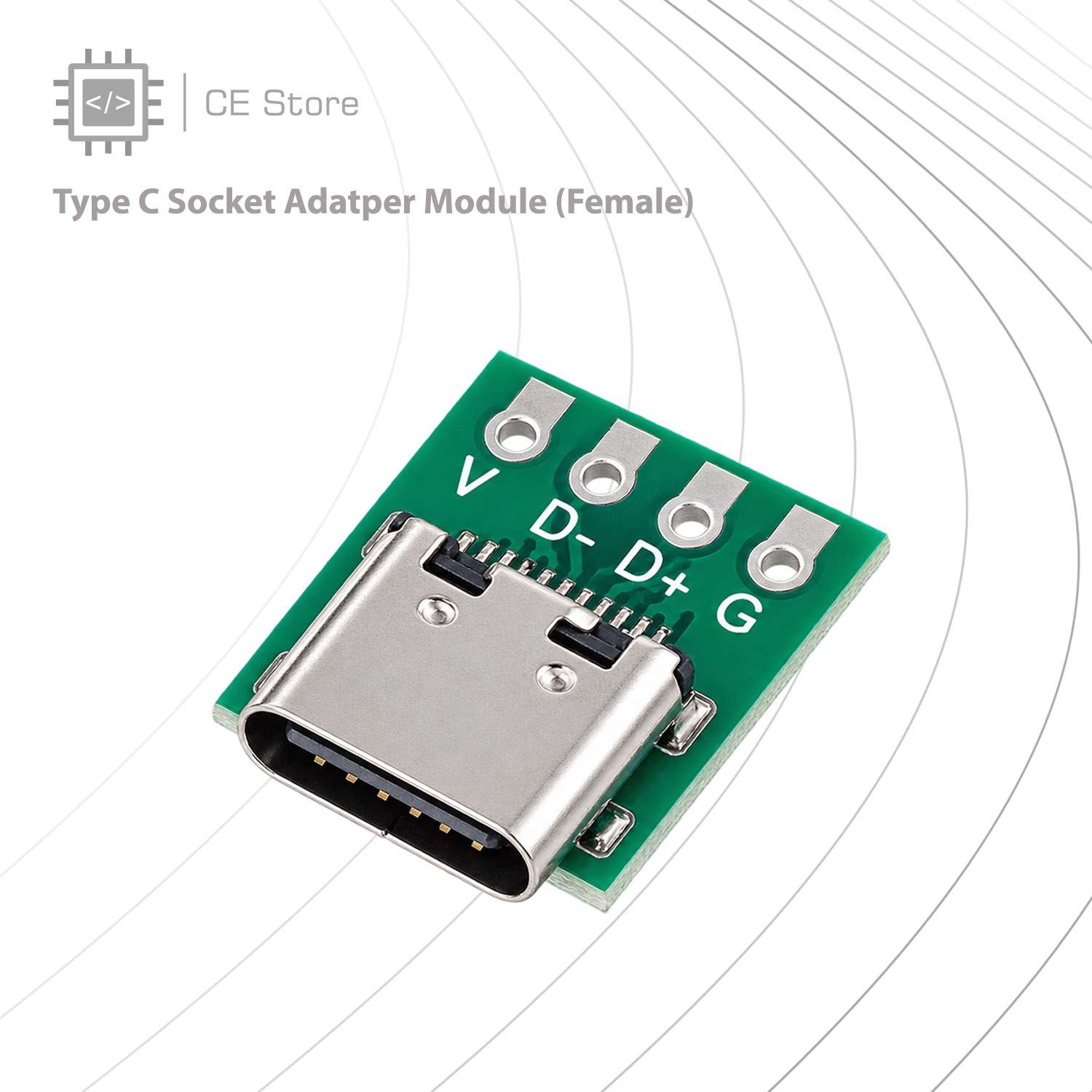 Type C Socket Adatper Module (Female)
