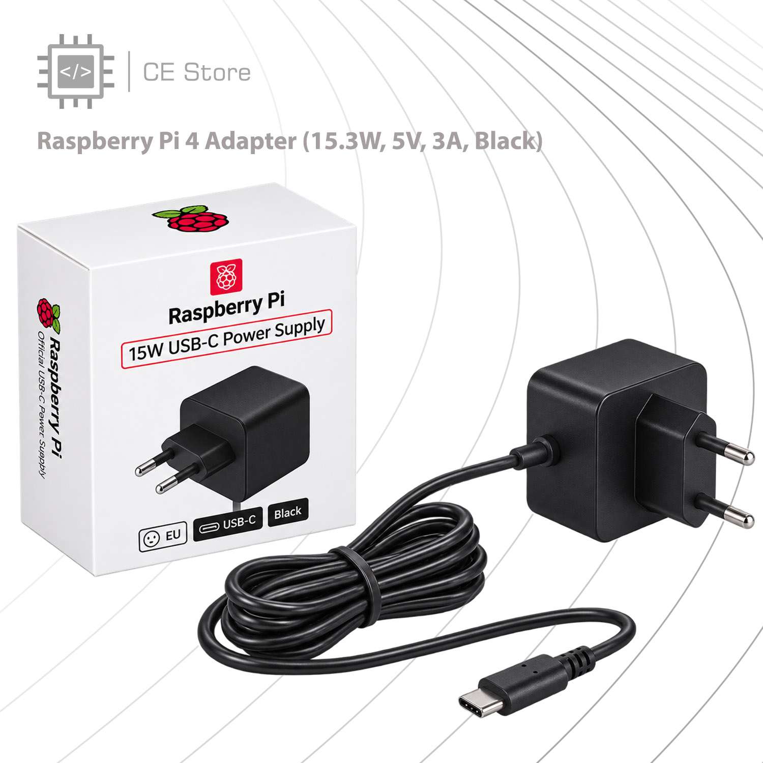 Raspberry Pi 4 Adapter (15.3W, 5V, 3A) - Image 3