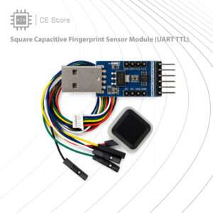 Square Capacitive Fingerprint Sensor Module (UART TTL)