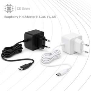 Raspberry Pi 4 Adapter (15.3W, 5V, 3A)